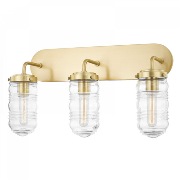 Mitzi by Hudson Valley Lighting Clara Bath and Vanity H124303 AGB