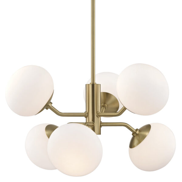 Mitzi by Hudson Valley Lighting Estee Chandelier H134806 AGB
