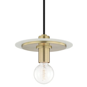Mitzi by Hudson Valley Lighting Milo Pendant H137701S AGB WH