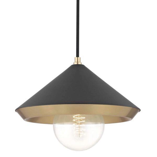 Mitzi by Hudson Valley Lighting Marnie Pendant H139701L AGB BK