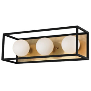 Mitzi by Hudson Valley Lighting Aira Bath and Vanity H141303 AGB BK