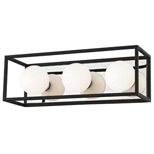 Mitzi by Hudson Valley Lighting Aira Bath and Vanity H141303 PN BK