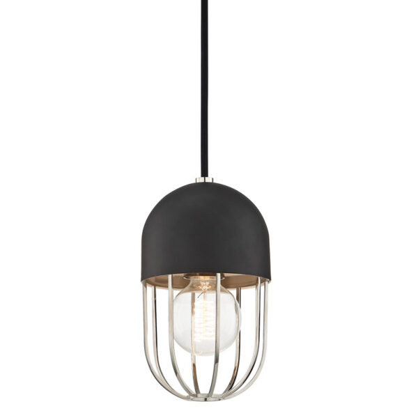 Mitzi by Hudson Valley Lighting Haley Pendant H145701 PN BK