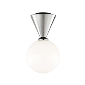 Mitzi by Hudson Valley Lighting Piper Flush Mount H148501S PN BK