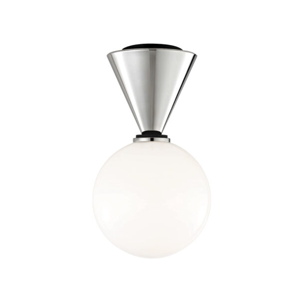 Mitzi by Hudson Valley Lighting Piper Flush Mount H148501S PN BK