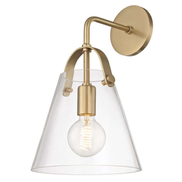 Mitzi by Hudson Valley Lighting Karin Wall Sconce H162101 AGB