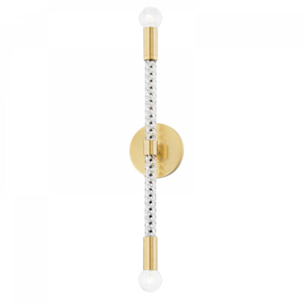 Mitzi by Hudson Valley Lighting Pippin Wall Sconce H256102 AGB