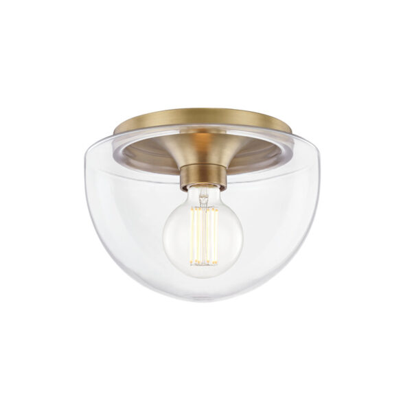 Mitzi by Hudson Valley Lighting Grace Flush Mount H284501S AGB