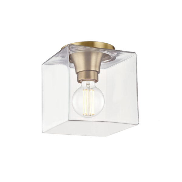 Mitzi by Hudson Valley Lighting Grace Flush Mount H284501SQS AGB