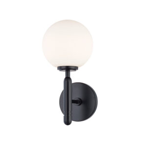 Mitzi by Hudson Valley Lighting Mina Wall Sconce H313101 BLK
