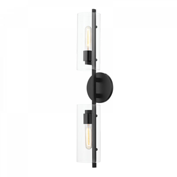 Mitzi by Hudson Valley Lighting Ariel Wall Sconce H326102 SBK