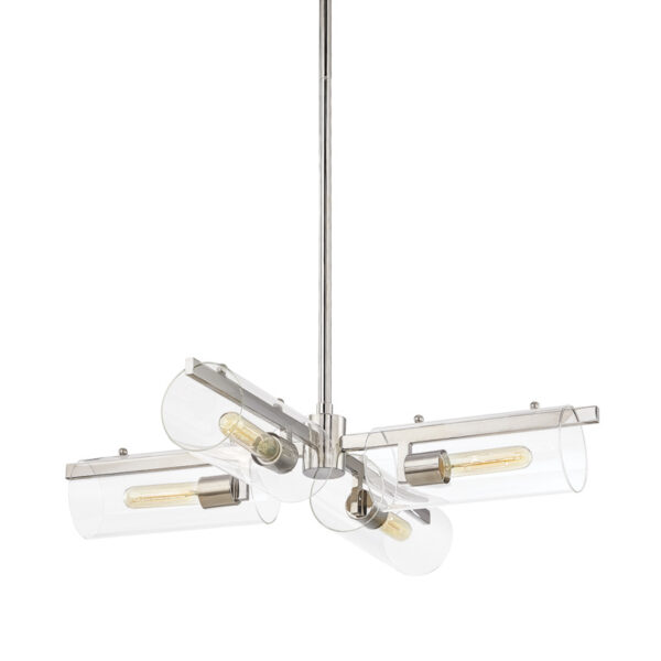 Mitzi by Hudson Valley Lighting Ariel Chandelier H326804 PN