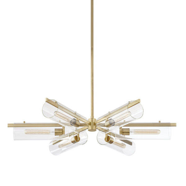 Mitzi by Hudson Valley Lighting Ariel Chandelier H326806 AGB