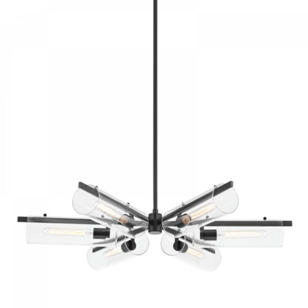 Mitzi by Hudson Valley Lighting Ariel Chandelier H326806 SBK