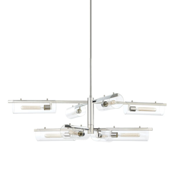 Mitzi by Hudson Valley Lighting Ariel Chandelier H326808 PN