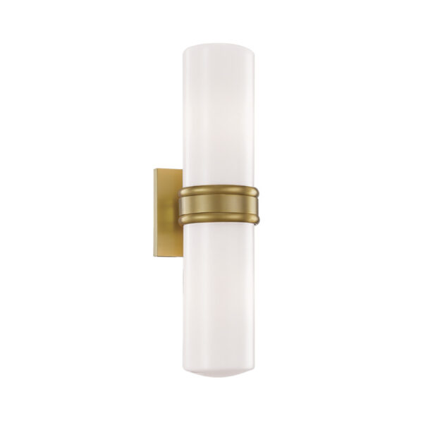 Mitzi by Hudson Valley Lighting Natalie Wall Sconce H328102 AGB