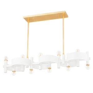 Mitzi by Hudson Valley Lighting Maddie Linear H379910 GL WH