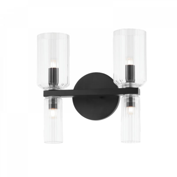 Mitzi by Hudson Valley Lighting Tabitha Bath and Vanity H384302 SBK