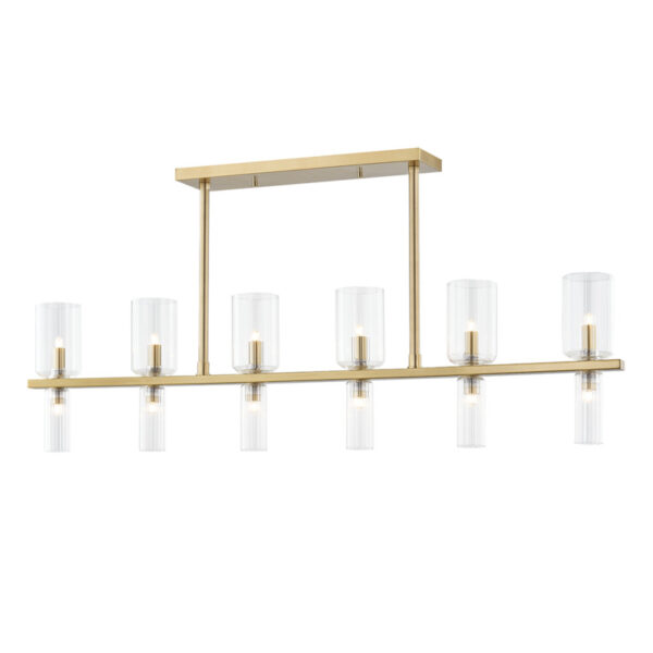 Mitzi by Hudson Valley Lighting Tabitha Linear H384912 AGB