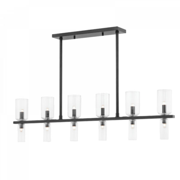 Mitzi by Hudson Valley Lighting Tabitha Linear H384912 SBK