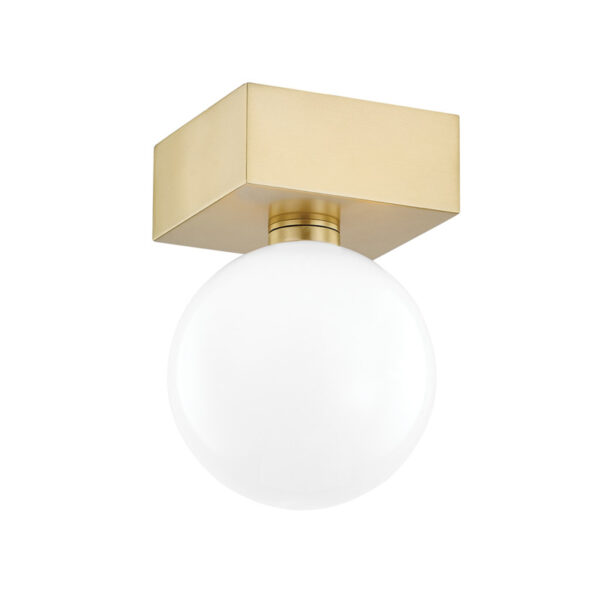 Mitzi by Hudson Valley Lighting 1 Light Flush Mount H385501 AGB
