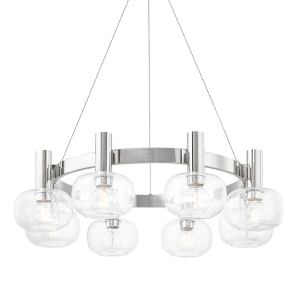 Mitzi by Hudson Valley Lighting Harlow Chandelier H403808 PN
