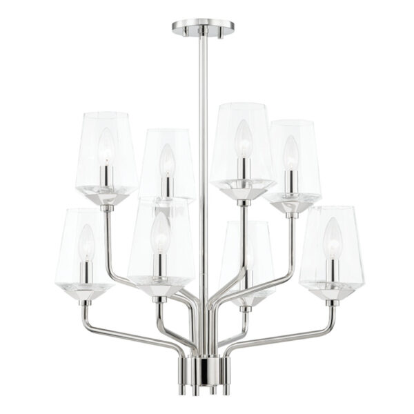 Mitzi by Hudson Valley Lighting Kayla Chandelier H420808 PN