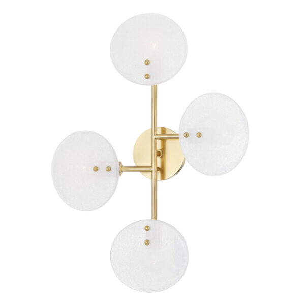 Mitzi by Hudson Valley Lighting Giselle Semi Flush H428604 AGB