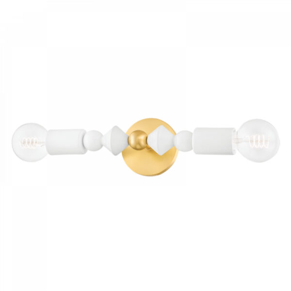 Mitzi by Hudson Valley Lighting Flora Wall Sconce H471102 AGB