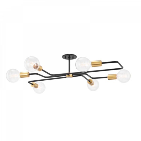 Mitzi by Hudson Valley Lighting Jena Semi Flush H488606S AGB TBK