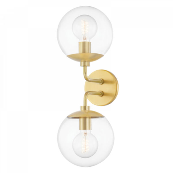 Mitzi by Hudson Valley Lighting Meadow Wall Sconce H503102 AGB