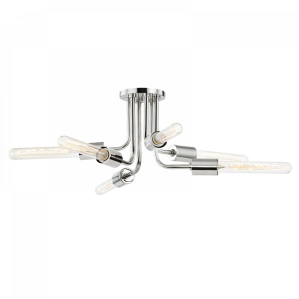 Mitzi by Hudson Valley Lighting Donny Semi Flush H510606 PN