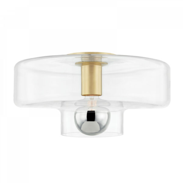 Mitzi by Hudson Valley Lighting Iona Flush Mount H524501 AGB