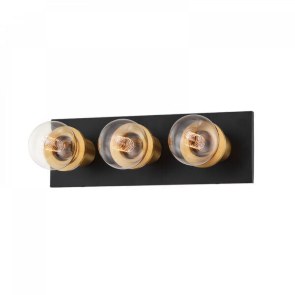 Mitzi by Hudson Valley Lighting Brandi Bath and Vanity H526303 AGB SBK