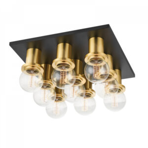 Mitzi by Hudson Valley Lighting Brandi Flush Mount H526509 AGB SBK