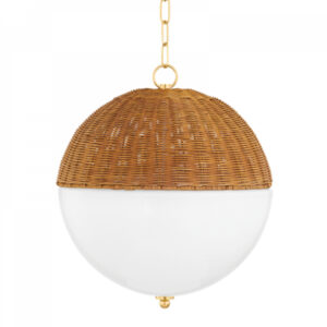 Mitzi by Hudson Valley Lighting Summer Pendant H603701L AGB
