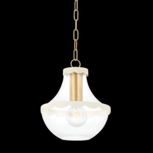Mitzi by Hudson Valley Lighting ALAINA Pendant H668701S AGB SCR