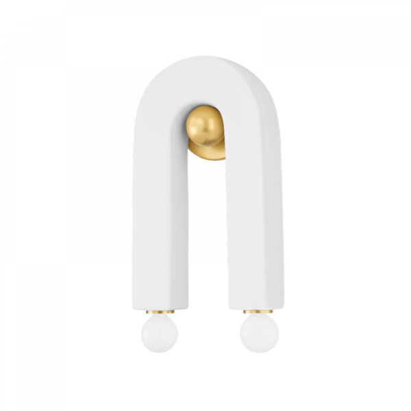 Mitzi by Hudson Valley Lighting Roshani Wall Sconce H685102 AGB CMW