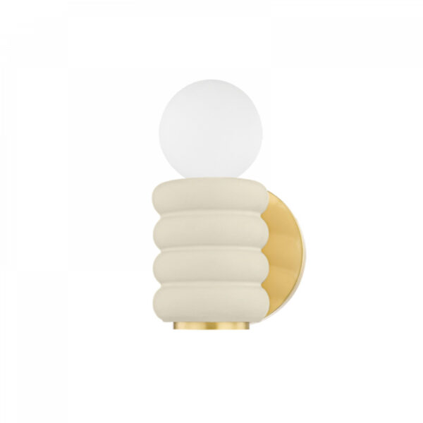 Mitzi by Hudson Valley Lighting Bibi Wall Sconce H691101 AGB CAI