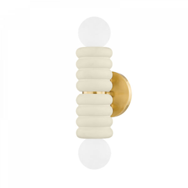 Mitzi by Hudson Valley Lighting Bibi Wall Sconce H691102 AGB CAI