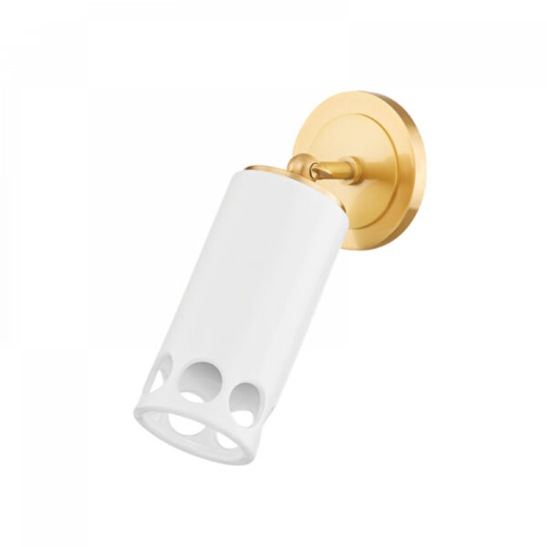 Mitzi by Hudson Valley Lighting Jean Wall Sconce H705101 AGB CGW