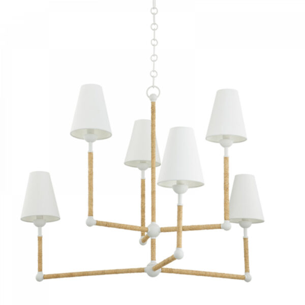 Mitzi by Hudson Valley Lighting Mariana Chandelier H708806 TWH