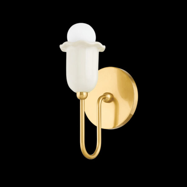 Mitzi by Hudson Valley Lighting DELILAH Wall Sconce H732101 AGB CAI