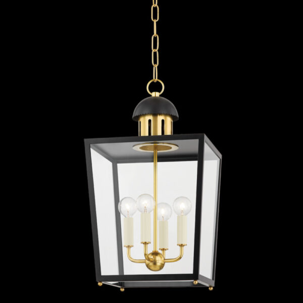 Mitzi by Hudson Valley Lighting JUNE Lantern H737704S AGB SBK