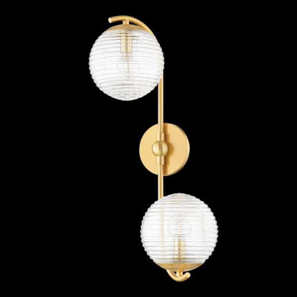 Mitzi by Hudson Valley Lighting SARA Wall Sconce H815102 AGB