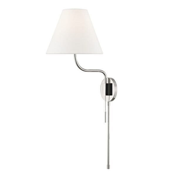 Mitzi by Hudson Valley Lighting Patti Plug in Sconce HL240101 PN