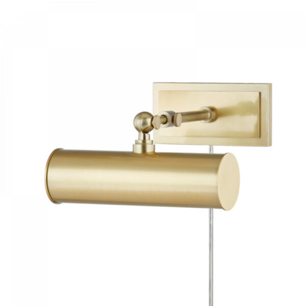 Mitzi by Hudson Valley Lighting Holly Plug In Picture Light HL263201 AGB