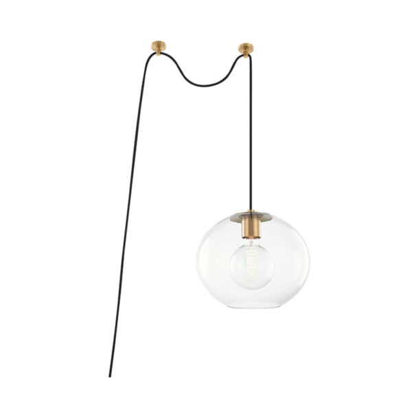 Mitzi by Hudson Valley Lighting Margot Pendant HL270701L AGB