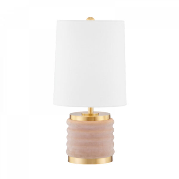 Mitzi by Hudson Valley Lighting Bethany Table Lamp HL561201 AGB BLSH