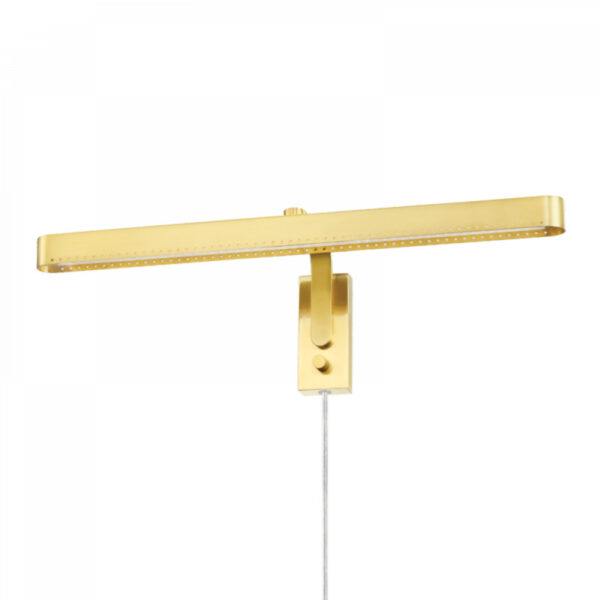 Mitzi by Hudson Valley Lighting Julissa Plug in Sconce HL563202 AGB